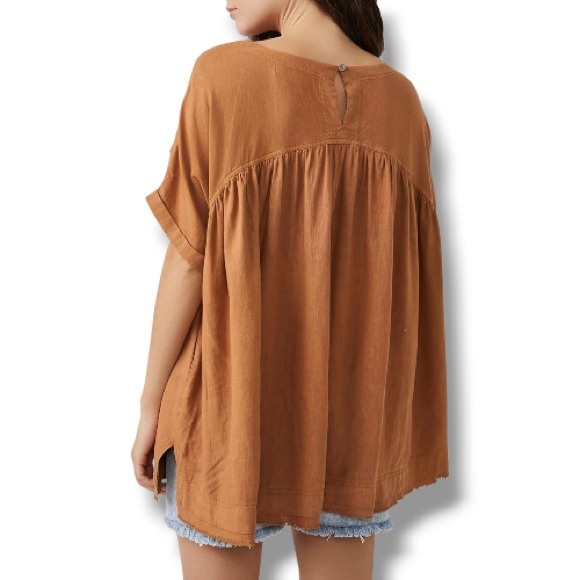 Free People Moon City Top in Cider - Picture 2 of 5